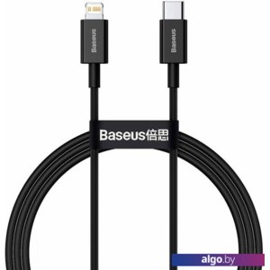 Кабель Baseus USB Type-C - Lightning CATLYS-A01 (1 м, черный)