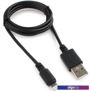 Кабель Cablexpert USB Type-A - Lightning CC-USB-AP2MBP (1 м, черный)