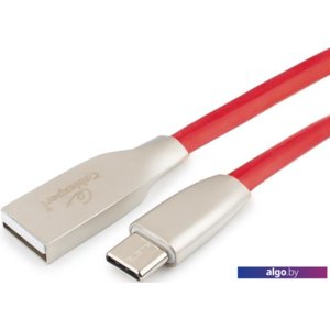 Кабель Cablexpert USB Type-A - USB Type-C CC-G-USBC01R-1M (1 м, красный)