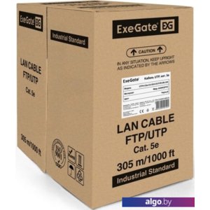 Кабель ExeGate UTP4-C5e-CU-S24-OUT-PE-BK-305 UTP