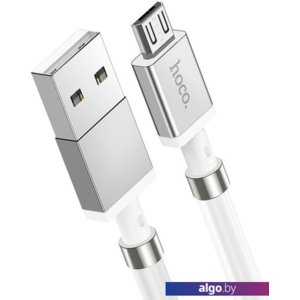 Кабель Hoco U91 Magic Magnetic USB - Micro-USB (1 м, белый)