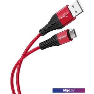 Кабель Hoco X38 USB Type-C 1 м (красный)