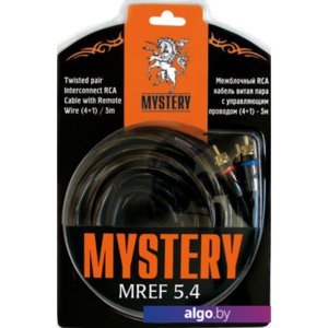 Кабель Mystery MREF 5.4 RCA - RCA (5 м, черный)