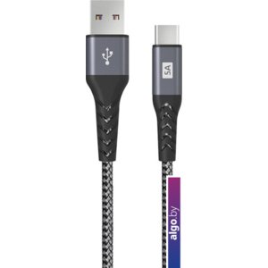 Кабель Olmio USB Type-A - USB Type-C 041663 (1.2 м, серый)