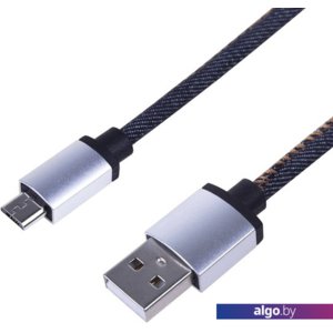 Кабель Rexant 18-4242 USB Type-A - microUSB (1 м, синий)