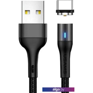 Кабель Usams U32 USB Type-A - USB Type-C SJ353USB01 (1 м, черный)