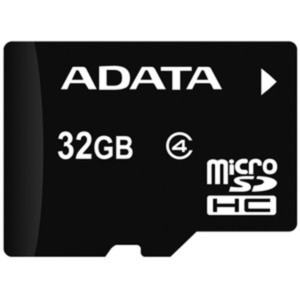 Карта памяти A-Data microSDHC (Class 4) 32GB (AUSDH32GCL4-R)