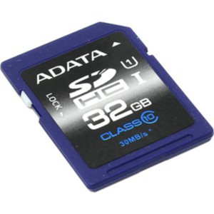 Карта памяти A-Data Premier SDHC UHS-I U1 (Class 10) 32 GB (ASDH32GUICL10-R)