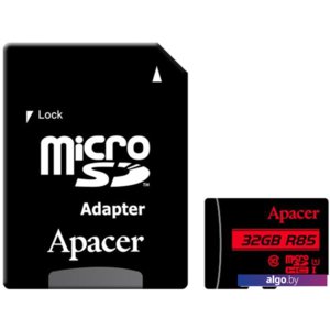Карта памяти Apacer microSDHC AP32GMCSH10U5-R 32GB (с адаптером)