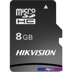 Карта памяти Hikvision microSDHC HS-TF-C1(STD)/8G/Adapter 8GB (с адаптером)