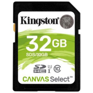 Карта памяти Kingston Canvas Select SDS/32GB SDHC 32GB