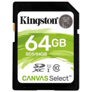 Карта памяти Kingston Canvas Select SDS/64GB SDXC 64GB