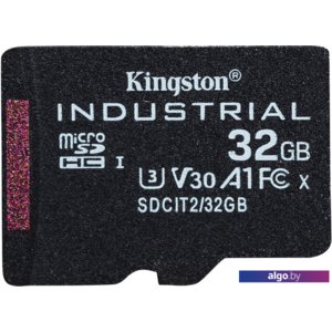 Карта памяти Kingston Industrial microSDHC SDCIT2/32GBSP 32GB
