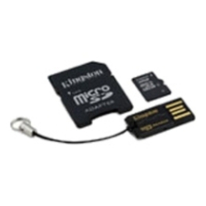 Карта памяти Kingston microSDHC (Class 10) 16GB + адаптер (MBLY10G2/16GB)