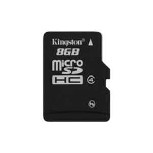Карта памяти Kingston microSDHC (Class 4) 8GB (SDC4/8GBSP)
