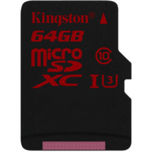 Карта памяти Kingston microSDXC 64GB (SDCA3/64GBSP)