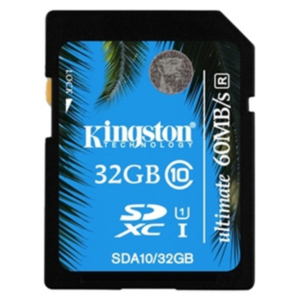 Карта памяти Kingston SDHC Ultimate UHS-I U1 (Class 10) 32GB (SDA10/32GB)
