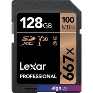 Карта памяти Lexar LSD128B667 SDXC 128GB
