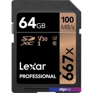 Карта памяти Lexar LSD64GB667 SDXC 64GB
