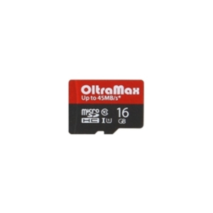 Карта памяти Oltramax Elite OM016GCSDHC10UHS-1-ElU1 microSDHC 16GB (с адаптером)