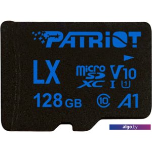 Карта памяти Patriot microSDXC LX Series 128GB PSF128GLX11MCX