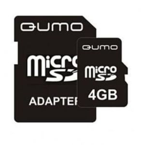 Карта памяти QUMO microSDHC (Class 6) 4 Гб (QM4GMICSDHC6)