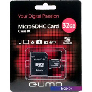 Карта памяти QUMO microSDHC QM32MICSDHC10 32GB