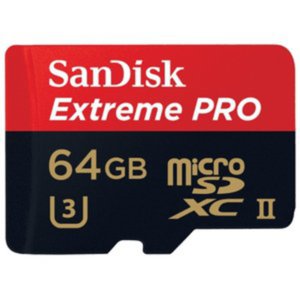 Карта памяти SanDisk Extreme Pro microSDXC 64GB + кардридер [SDSQXPJ-064G-GN6M3]
