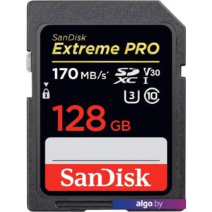 Карта памяти SanDisk Extreme PRO SDXC SDSDXXY-128G-GN4IN 128GB