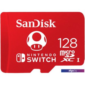 Карта памяти SanDisk For Nintendo Switch microSDXC SDSQXAO-128G-GNCZN 128GB