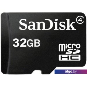 Карта памяти SanDisk microSDHC (Class 4) 32GB (SDSDQM-032G)