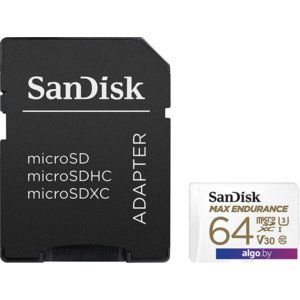 Карта памяти SanDisk microSDXC SDSQQVR-064G-GN6IA 64GB (с адаптером)