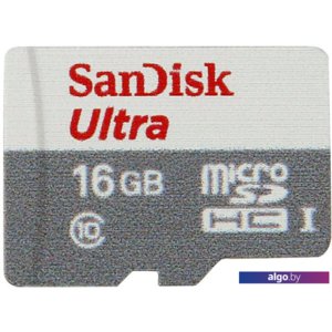 Карта памяти SanDisk Ultra microSDHC Class 10 UHS-I 16GB