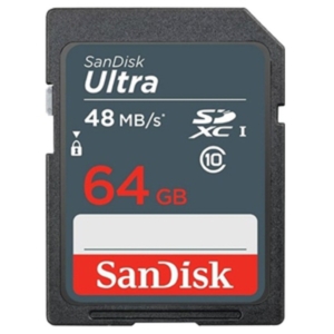 Карта памяти SanDisk Ultra SDXC Class10 64GB [SDSDUNB-064G-GN3IN]