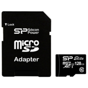 Карта памяти Silicon-Power microSDXC Elite UHS-1 (Class 10) 128GB (SP128GBSTXBU1V10SP)