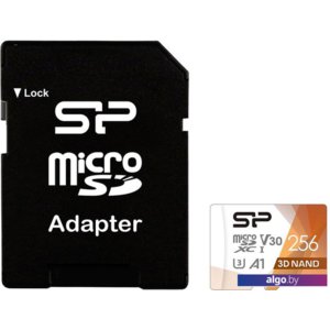 Карта памяти Silicon-Power Superior Pro microSDXC SP256GBSTXDU3V20AB 256GB (с адаптером)