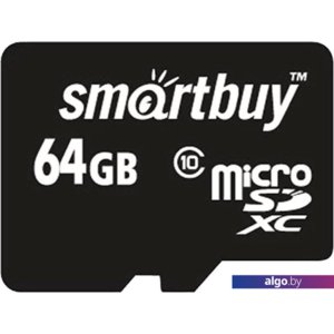 Карта памяти Smart Buy microSDXC SB64GBSDCL10-00LE 64GB