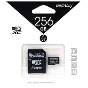 Карта памяти Smart Buy Ultimate microSDXC UHS-I 256GB + адаптер [SB256GBSDCL10-01]