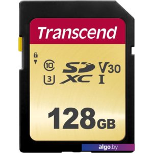 Карта памяти Transcend SDXC 500S 128GB