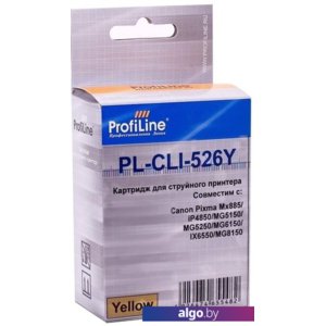 Картридж ProfiLine PL-CLI-526Y-Y (аналог HP CLI-526Y)