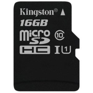 Карта памяти Kingston Canvas Select SDCS/16GB microSDHC 16GB (с адаптером)