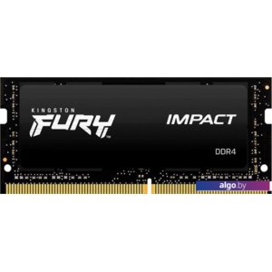 Оперативная память Kingston FURY Impact 16GB DDR4 SODIMM PC4-21300 KF426S15IB1/16