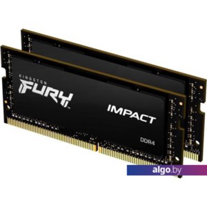 Оперативная память Kingston FURY Impact 2x16GB DDR4 SODIMM PC4-21300 KF426S15IB1K2/32