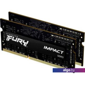 Оперативная память Kingston FURY Impact 2x4GB DDR3 SODIMM PC3-12800 KF316LS9IBK2/8