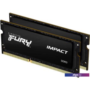 Оперативная память Kingston FURY Impact 2x8GB DDR3 SODIMM PC3-12800 KF316LS9IBK2/16