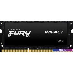 Оперативная память Kingston FURY Impact 8GB DDR3 SODIMM PC3-12800 KF316LS9IB/8