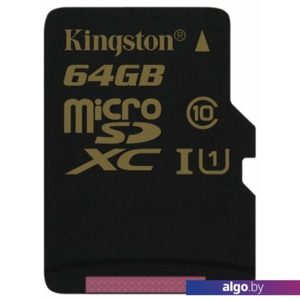 Kingston microSDXC UHS-I U1 (Class 10) 64GB (SDCA10/64GBSP)