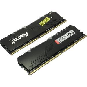 Оперативная память Kingston FURY Beast 2x16GB DDR4 PC4-25600 KF432C16BBK2/32