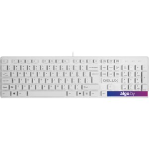 Клавиатура Delux KA150U (белый)