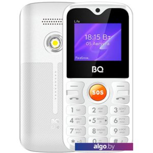 Кнопочный телефон BQ-Mobile BQ-1853 Life (белый)